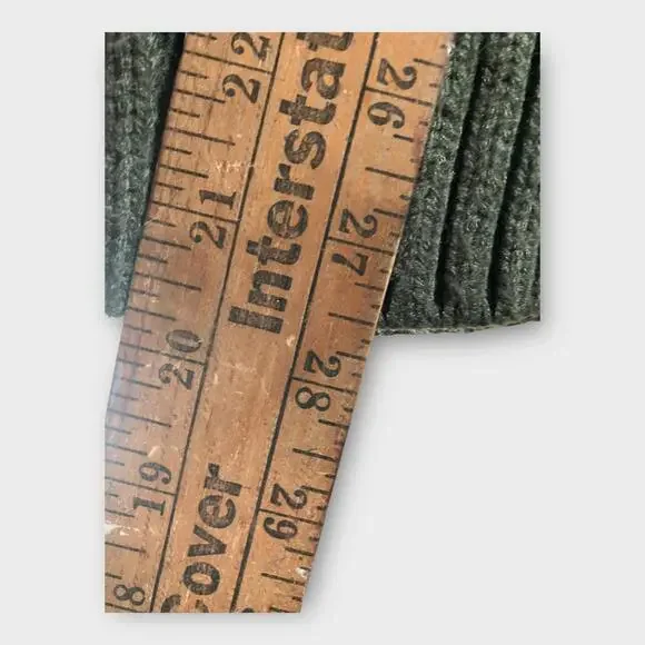 Tommy Hilfiger Cable Knit Sweater Women’s Size Large Green Long Sleeve - Picture 6 of 6